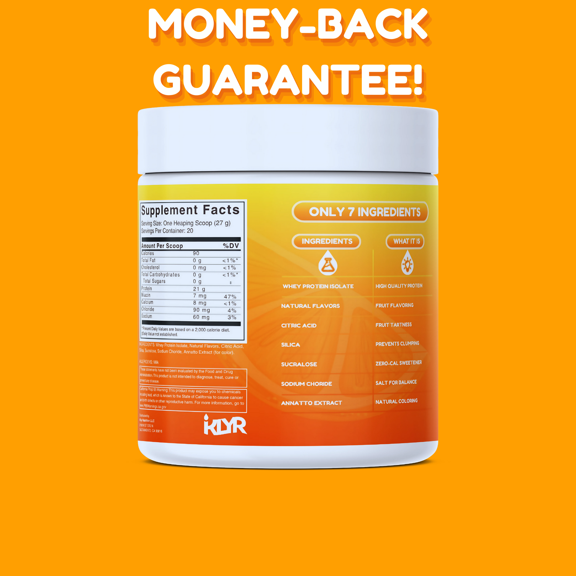 Clear Whey Protein - 20 Servings - Tropical Sunrise