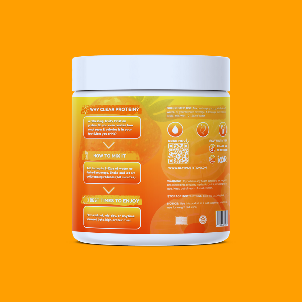 Clear Whey Protein - 20 Servings - Tropical Sunrise